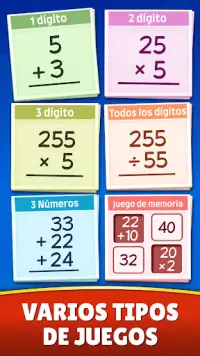 Juegos de Matemáticas español Screen Shot 3