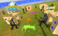 High School Paintball Shooting Arena : FPS Game Screen Shot 3