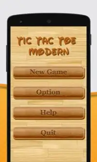 Tic Tac Toe Modern Screen Shot 0