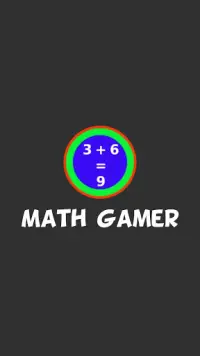 Math Gamer Screen Shot 0