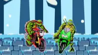 racing turtle motorcycle ninja Screen Shot 5