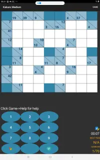 Killer Sudoku KenKen Futoshiki  Kakuro Crossword Screen Shot 13