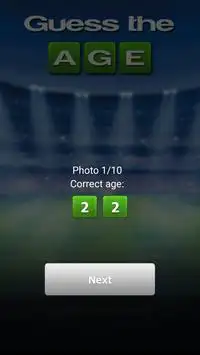 Football: Qual é a sua idade Screen Shot 3