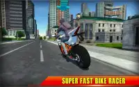 यातायात रेसर मोटरबाइक खेल: मोटरबाइक रेसिंग Screen Shot 0
