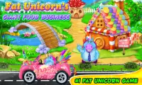 Mr. Fat Unicorn Cooking Game - Giant Food Blogger Screen Shot 1