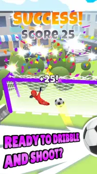 Crazy Kick! Fun Football game Screen Shot 1