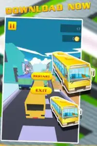 School Bus Drive : Rainy Day Screen Shot 4