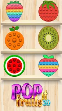 Pop It Fruit Master 3D Screen Shot 0