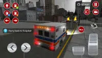Simulatore di emergenza reale ambulanza 2021 Screen Shot 1
