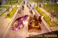 autoroute zombie tuer - guerre de voiture zombie Screen Shot 2