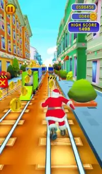 Subway Santa Rush - Santa Claus Running Game Screen Shot 10