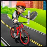 Xe đạp Rider Racer Ném giấy trong trò chơi xe đạp