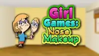 Girl Games : Nose Makeup Screen Shot 5