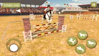 Corrida de Cavalos & salto Master 3D Duplos Screen Shot 6