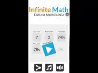 Infinite Math Screen Shot 0