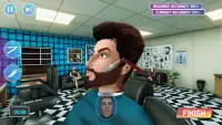 réel barbier Shop Haircut salon 3d Cheveu Cut Jeux Screen Shot 3