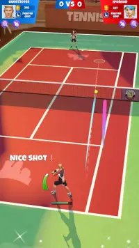 テニス! Go!：ワールドツアー3D Screen Shot 6