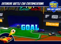 Rocket Car Soccer : Drive & Football Screen Shot 2