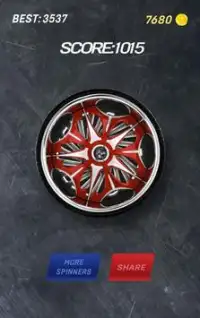 Fidget Spinner Car Wheels Screen Shot 0