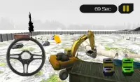 Crane Sim Heavy Excavator Snow Screen Shot 2