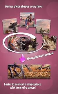 Dinosaurs Jigsaw Puzzle Screen Shot 5