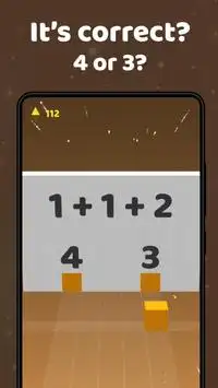 Math In The Wall - Math Game Screen Shot 2