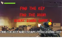 Zombies Desert City, free offline game Screen Shot 10