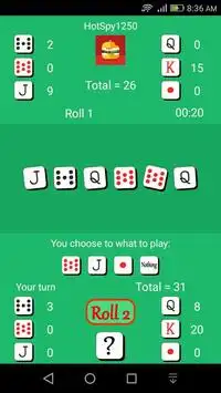 Poker Dice Multiplayer Screen Shot 3