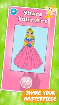 Kids coloring book: Princess Screen Shot 4