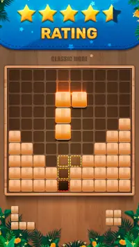 Wooden 100 Block Puzzle - Classic Wood Brain Game Screen Shot 0