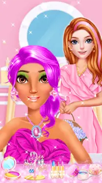 Pink Princess : Girls Games Screen Shot 1