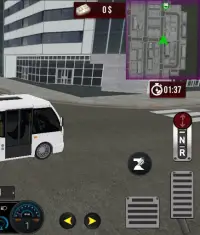 Autobus Di Servizio Di Trasporto Minibus Screen Shot 1