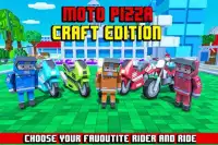 Moto Pizza Lieferung: Blocky Edition Screen Shot 3