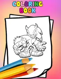 How to color sonic the hedgehog ( coloring pages) Screen Shot 3