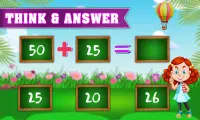 Kids Math Game : Add Subtract Multiplication Free Screen Shot 5