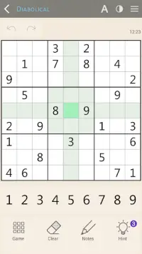 Sudoku classic Screen Shot 1