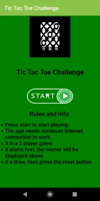 Tic Tac Toe Challenge Screen Shot 0