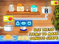 Make Donuts Top Pastry Chef kids Cooking Games 3D Screen Shot 7
