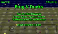Frog V Ducks Screen Shot 1