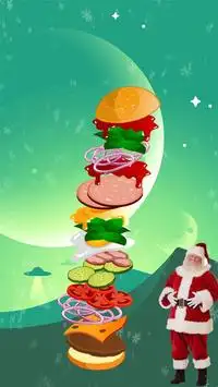 Santa Clause Cooking Burger Screen Shot 5