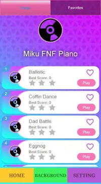 Hatsune Miku Friday Night Funkin Piano Tiles Screen Shot 0