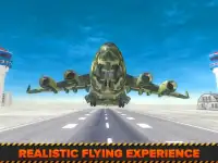 الجيش طائرة شحن مطار 3D Screen Shot 9