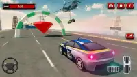 Falling Car Vs Driving Car: Muscle Car Drag Racing Screen Shot 1