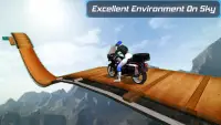 Bike Racing in sky 3D Screen Shot 1