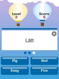 Swedish Vocabulary Flash Quiz Screen Shot 8