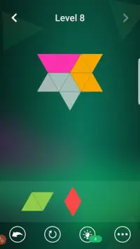 Triangle Colour Paper Block : Block Fixing puzzles Screen Shot 5