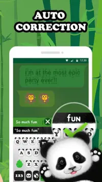 Panda Keyboard Theme Screen Shot 4