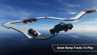 Impossible Car Racing on Ramp Tracks 3D Screen Shot 0