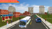 Modern City Bus Driving Game Screen Shot 2