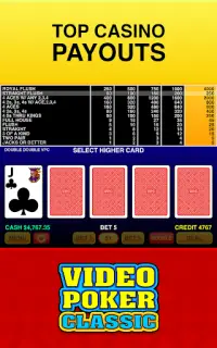 Video Poker Classic Screen Shot 4